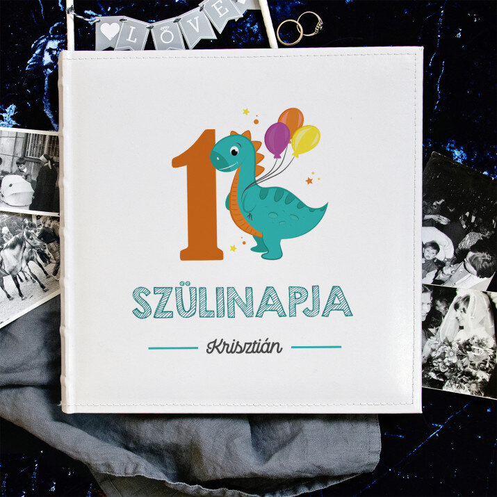 Születésnap, dinó - Személyre szabott fotóalbum Születésnap, dinó - Személyre szabott fotóalbum