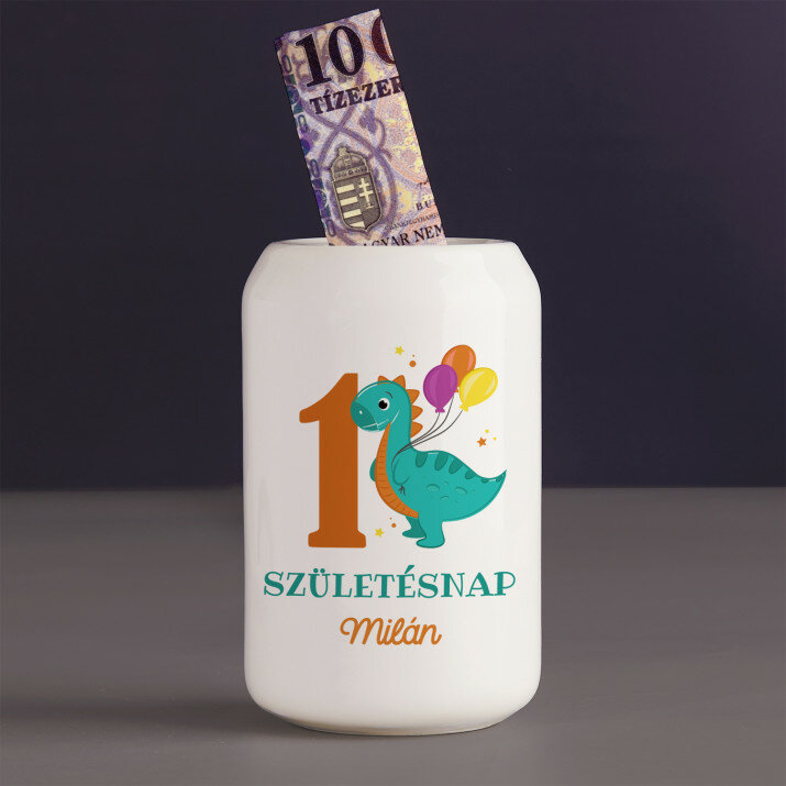 Születésnap, dinó - Persely