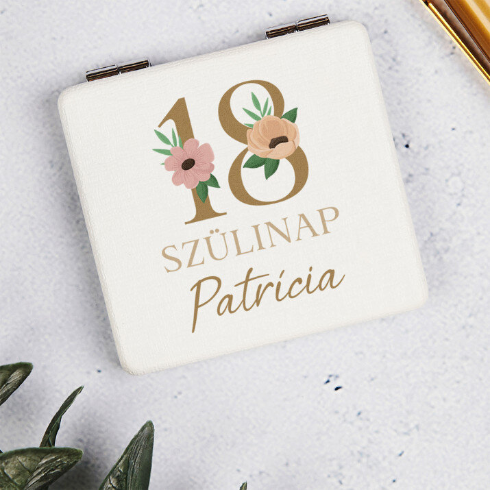 szülinap virág - Zsebtükör