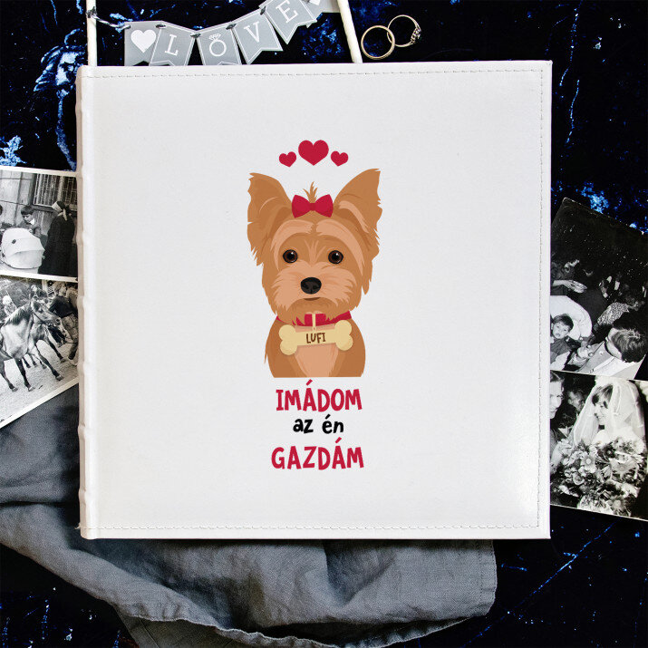 Imádom a gazdám - Személyre szabott fotóalbum Imádom a gazdám - Személyre szabott fotóalbum