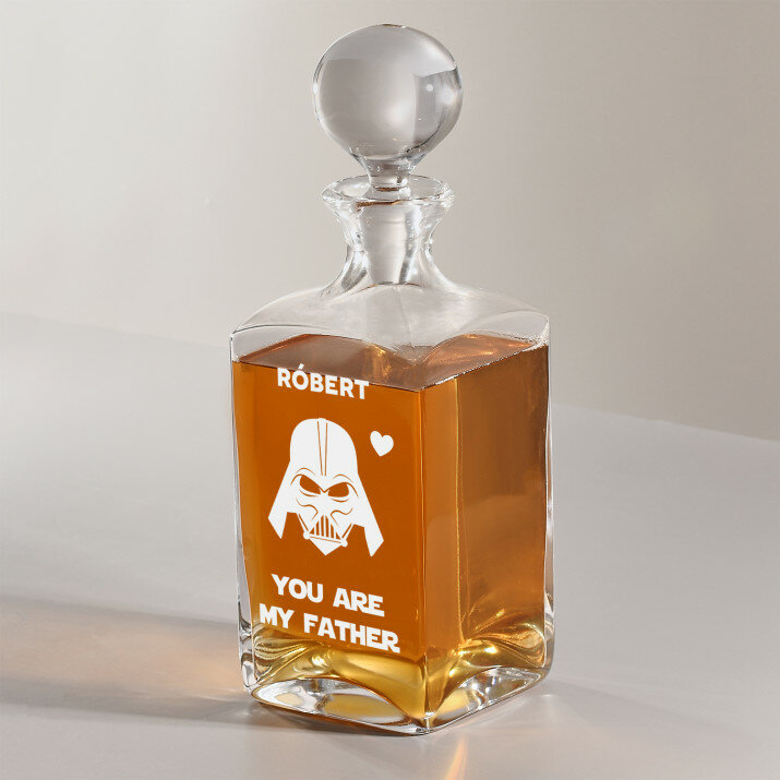 Vader dad - Gravírozott whisky kancsó