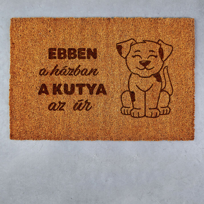 Ebben a házban a kutya az úr - Kókusz lábtörlő