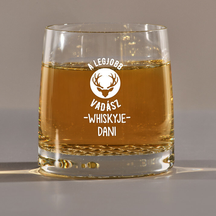 A legjobb vadász - Whiskys pohár
