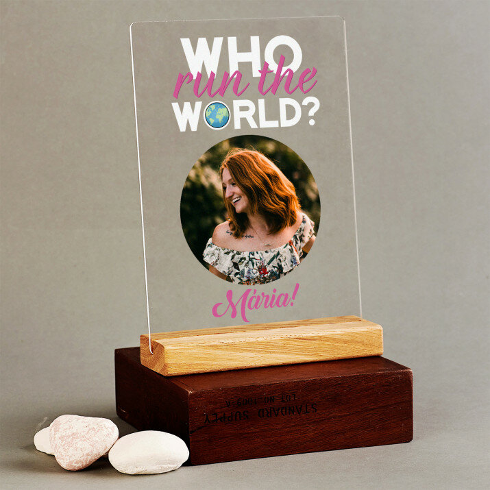 Who run the world - Nyomtatás akrilüvegen