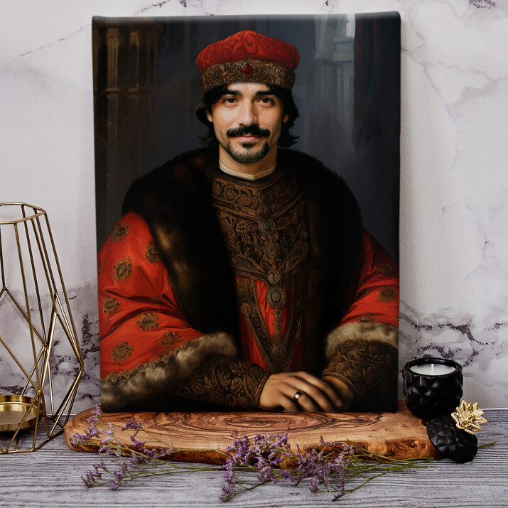 Román Fejedelem - Királyi portré