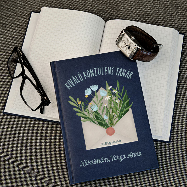 kiváló konzulens tanár - A5-ös jegyzetfüzet nyomtatással
