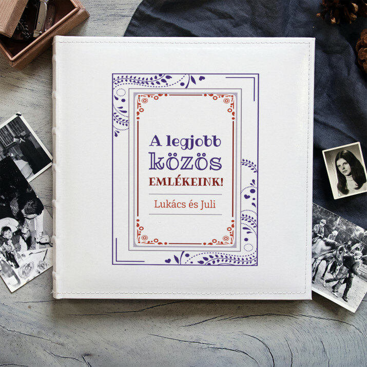 Közös emlékek - Személyre szabott fotóalbum