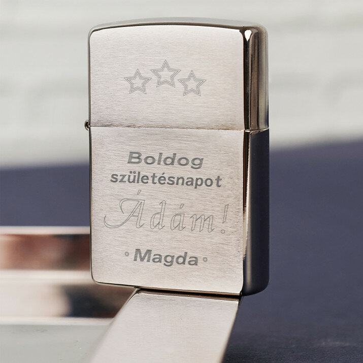 Boldog születésnapot - Fém öngyújtó