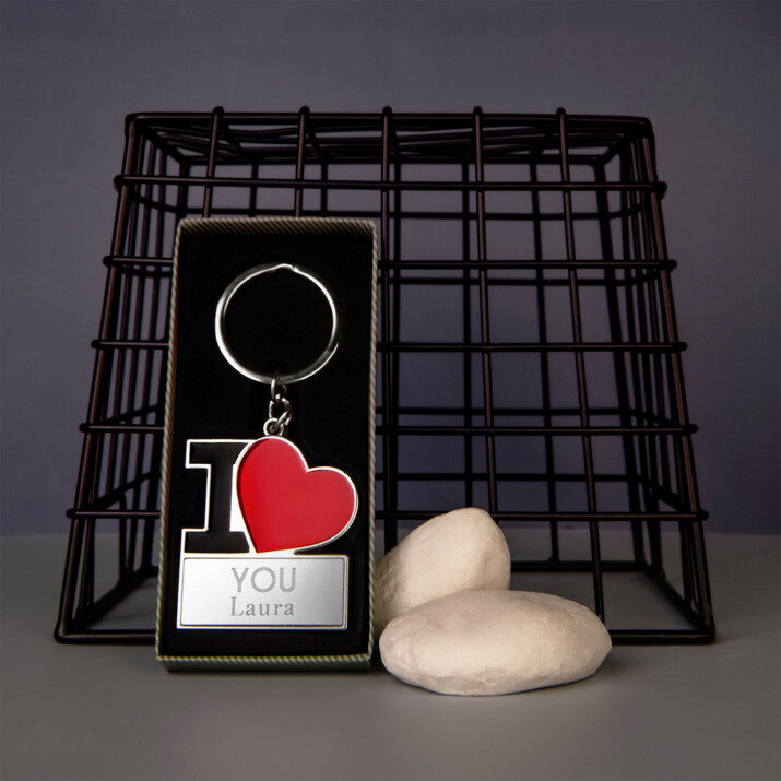 You + keresztnév - I Love Kulcstartó
