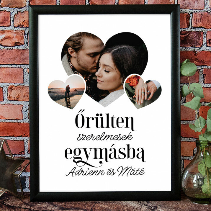 őrülten szerelmesek egymásba - Kollázs a fotóidból