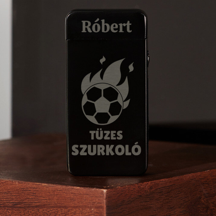 Tüzes szurkoló - Fekete plazma öngyújtó