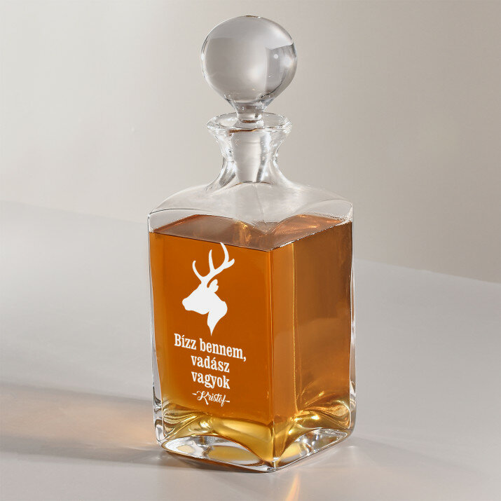 Bízz bennem - Gravírozott whisky kancsó