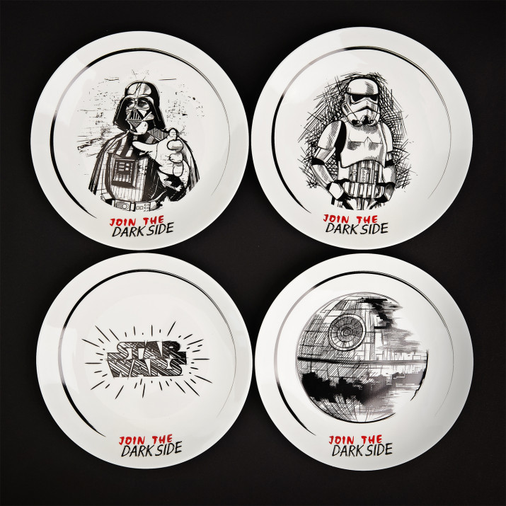 Star Wars 4 db tányérkészlet 