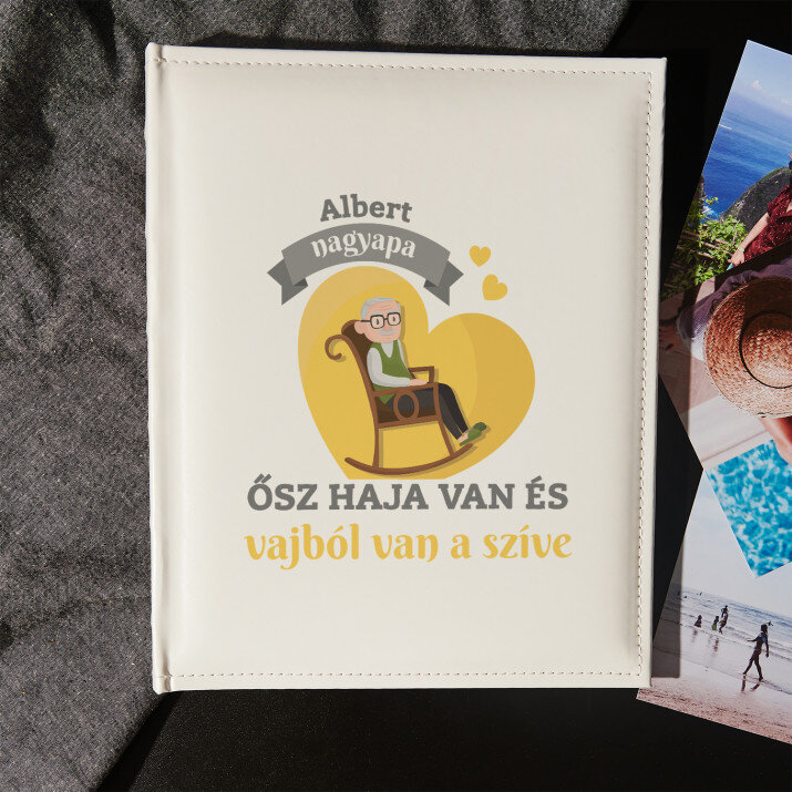 Vajból van a szíve - Személyre szabott fotóalbum