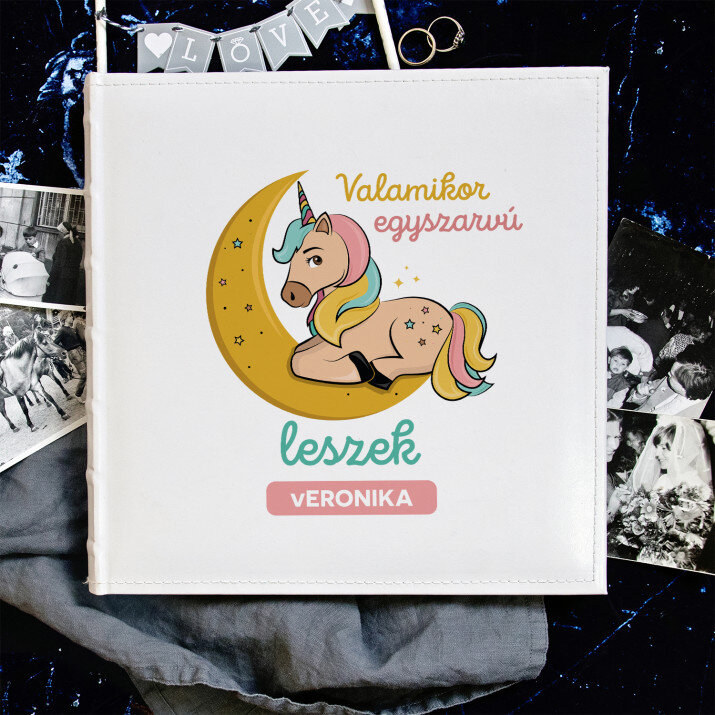 Egyszarvú leszek - Személyre szabott fotóalbum