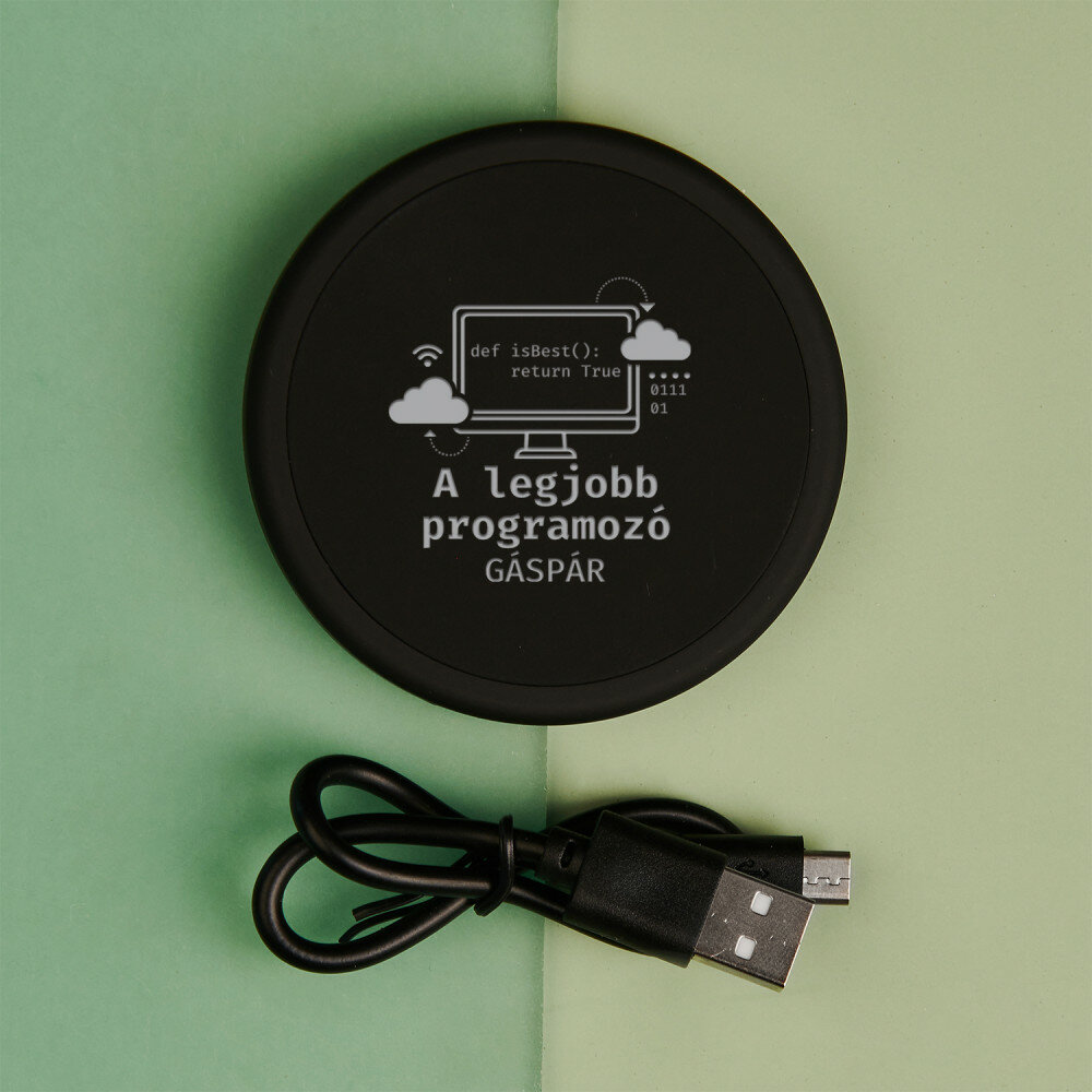 A legjobb programozó - Vezeték nélküli töltő megvilágítással - MyGift.hu