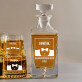 Beloved husband - Gravírozott whisky kancsó és poharak készlete Beloved husband - Gravírozott whisky kancsó és poharak készlete