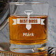 Best boss - Whiskys pohár