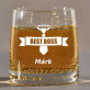 Best boss - Whiskys pohár