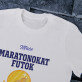 Maratonokat futok - Férfi póló nyomtatott mintával