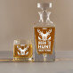 Born to hunt - Gravírozott whisky kancsó és poharak készlete