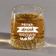 Brown water - Whiskys pohár