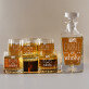 Carafe of whisky - Gravírozott whisky kancsó és poharak készlete