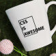 CSS is awesome - Személyre szabott bögre