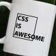 CSS is awesome - Személyre szabott bögre