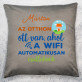 Otthon wifi - Díszpárna