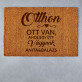 Otthon ott van - Kókusz lábtörlő