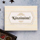Köszönöm - Belga csokoládé pralinék
