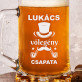 A vőlegény csapata - Személyre szabott söröskorsó