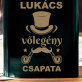 A  vőlegény csapata - Gravírozott laposüveg flaska