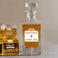First aid - Gravírozott whisky kancsó és poharak készlete