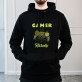 Gamer - Fekete kapucnis pulóver férfiakna