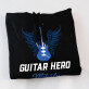 Guitar hero - Fekete kapucnis pulóver férfiakna