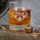 Címer, keresztnév - Whiskys pohár
