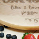 I love pizza - Forgatható tálaló deszka