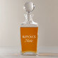 Keresztnév, családnév - Gravírozott whisky kancsó