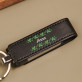 Név, virág - Pendrive bőr tokban