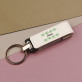 Név, virág - Pendrive bőr tokban