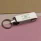 Név, virág - Pendrive bőr tokban