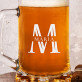 Monogram név - Személyre szabott söröskorsó