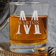 Monogram név - Whiskys pohár