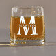 Monogram név - Whiskys pohár