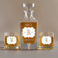 Monogram - Gravírozott whisky kancsó és poharak készlete