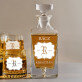 Monogram - Gravírozott whisky kancsó és poharak készlete