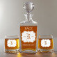 Monogram - Gravírozott whisky kancsó és poharak készlete