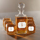 Monogram - Gravírozott whisky kancsó és poharak készlete